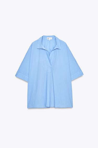 Zara Рубашка OVERSIZE ZW COLLECTION