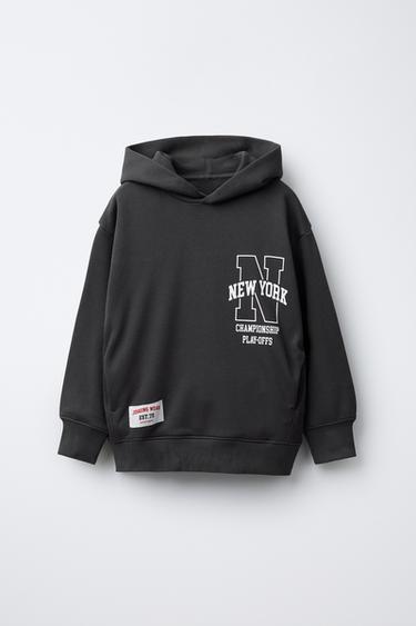 Zara Худи JOGGING с капюшоном