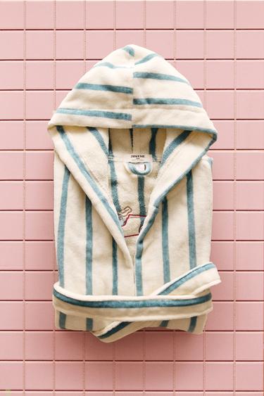 Zara Детский халат для ванной в полоску RACER DOG