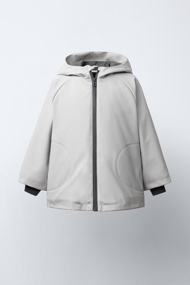 Zara Прорезиненный дождевик WATER RESISTANT