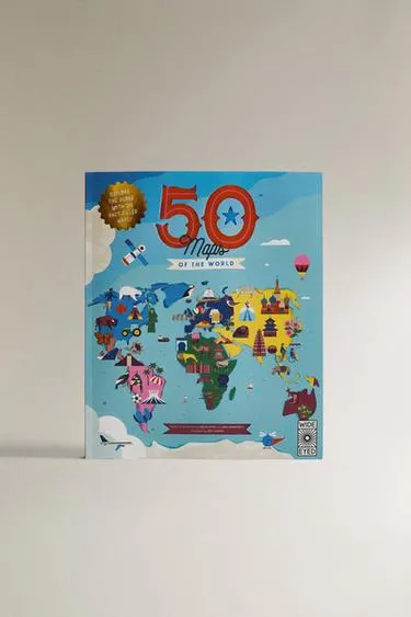 50 maps of the world kids' book (english)