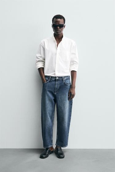 Zara Джинсы TAPERED WIDE FIT