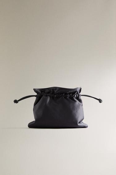 Zara Сумка среднего размера из сатина