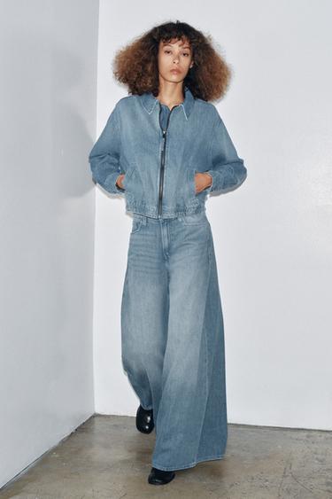 Zara Джинсы BAGGY с высокой посадкой — ZW COLLECTION