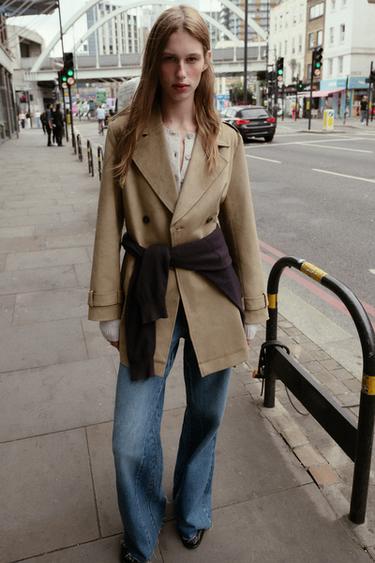 Zara Тренч под замшу