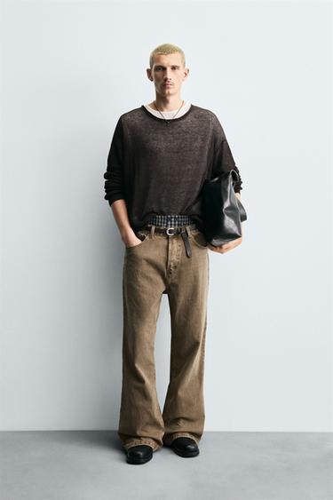 Zara Джинсы RELAXED FLARE FIT