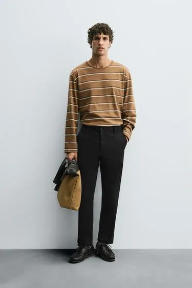 Брюки чино бойфренд SLIM FIT