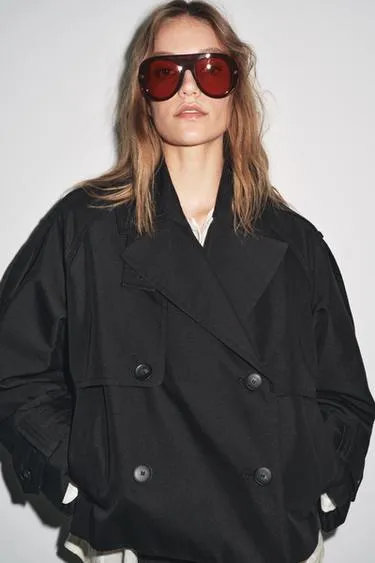 Короткий тренч WATER REPELLENT — ZW COLLECTION