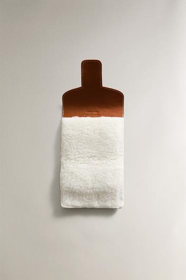 Zara Кожаные полировочные перчатки