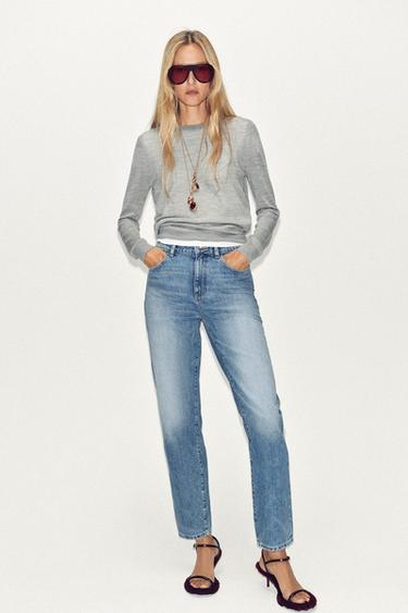 Zara Джинсы Z.05 MOM FIT RIGID с высокой посадкой