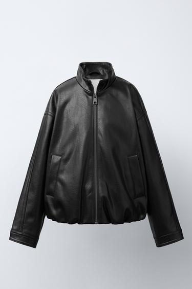 Zara Куртка из искусственной кожи