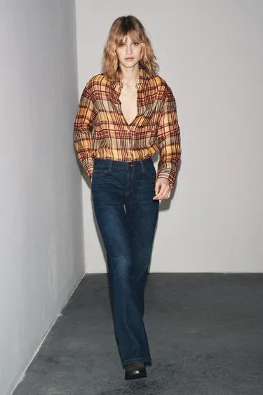 Джинсы BOOT-CUT с низкой посадкой — ZW COLLECTION