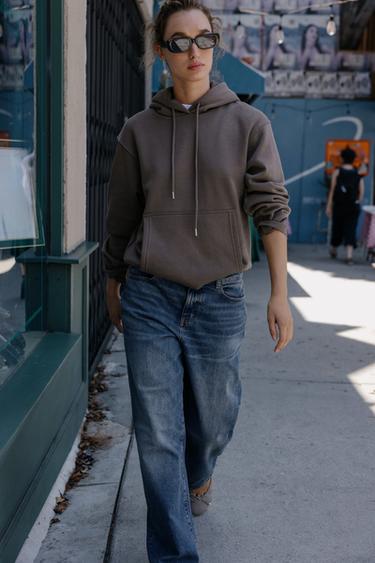 Zara Базовое худи