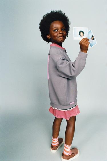 Zara Толстовка с цветочным принтом SMILEYWORLD ®