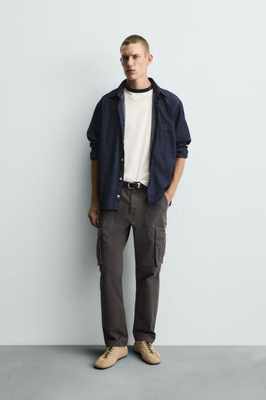 Zara Брюки карго RELAXED FIT купить с доставкой.