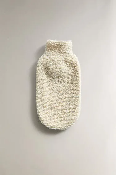 Рукавица для механического пилинга из хлопка