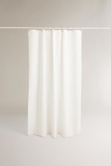 Zara Занавеска для душа с отделкой стежкой купить с доставкой.