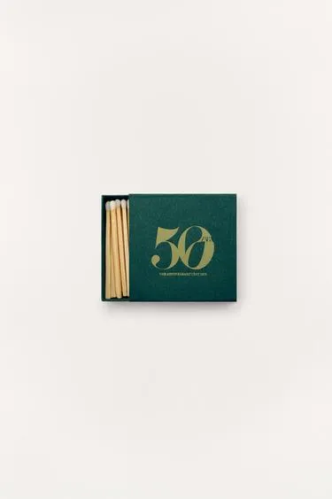 Зажигалка 50-летие WHITE-TIPPED MATCHBOX (60 спичек)