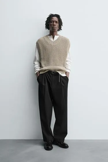 Жилет BOXY FIT из трикотажа