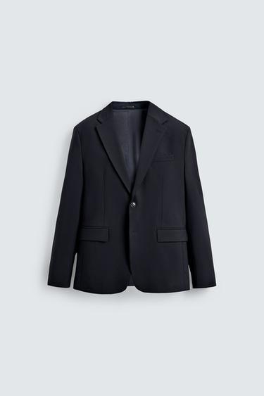 Zara Костюмный блейзер с шерстью