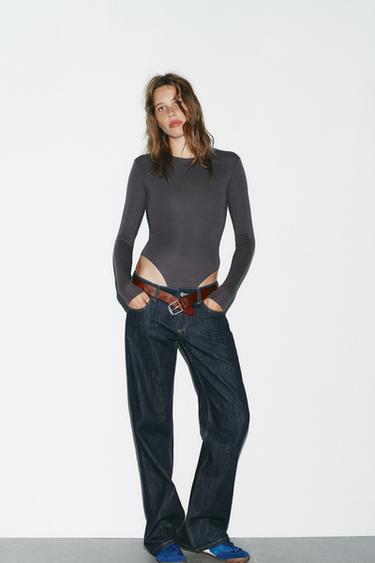 Zara Боди из хлопка и модала