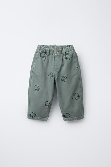 Zara Брюки из саржи BAGGY SNOOPY PEANUTS™
