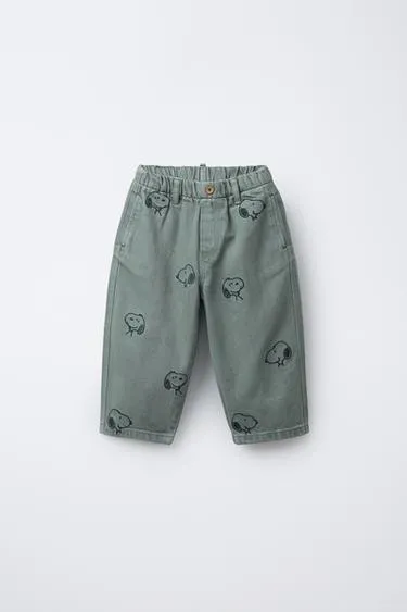 Брюки из саржи BAGGY SNOOPY PEANUTS™