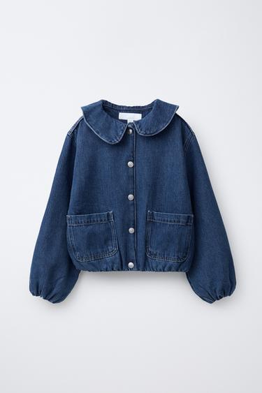 Zara Джинсовая куртка BALLOON купить с доставкой.