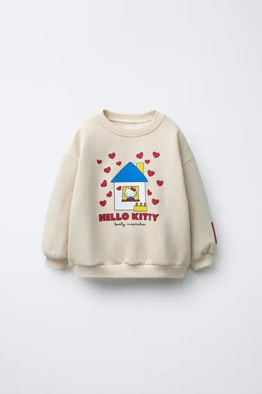 Толстовка HELLO KITTY © SANRIO с принтом «домик»