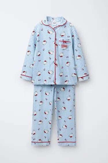 6-14 лет/пижама с принтом HELLO KITTY © SANRIO