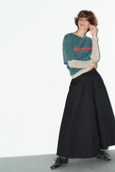 Zara Юбка миди в складку