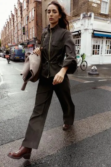 SAFARI JACKET WITH DRAWSTRING