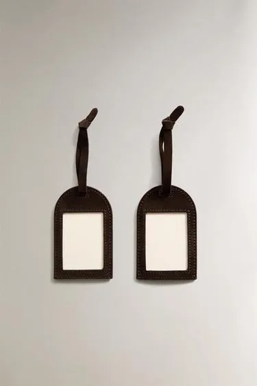LARGE LEATHER ID TAGS (PACK OF 2)