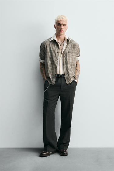 Zara Рубашка в клетку — LIMITED EDITION купить с доставкой.