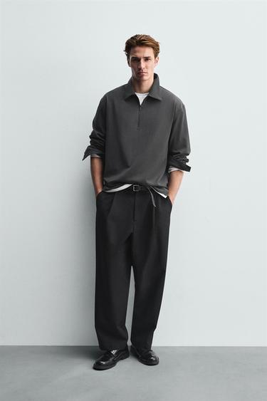 Zara Поло из смесовой вискозы купить с доставкой.