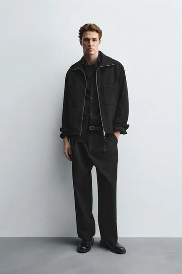 Куртка-рубашка BOXY FIT на молнии