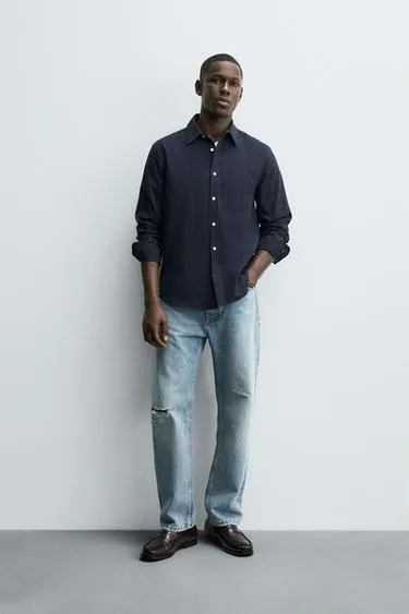 WASHED STRIPED SHIRT