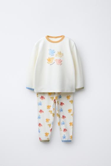Zara 2-6 лет/ пижама с принтом «птички»