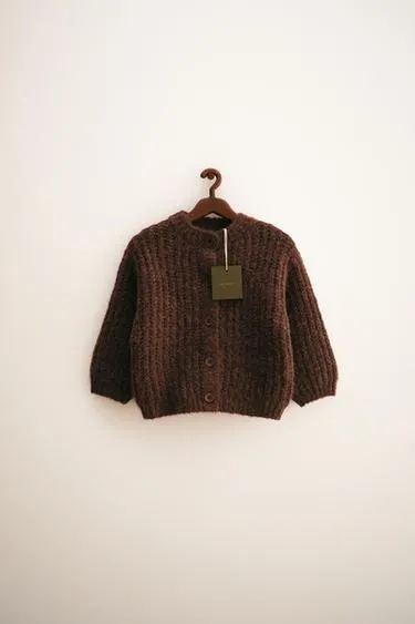 ZARA TIMELESS — кардиган крупной вязки из шерсти