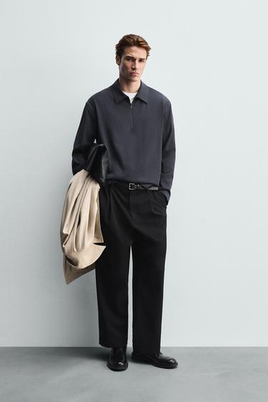 Zara Поло из смесовой вискозы купить с доставкой.