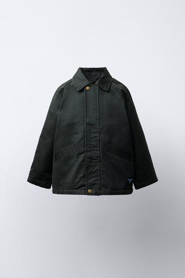 Zara Куртка из вощеной ткани