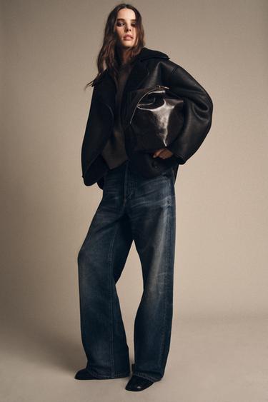 Zara Куртка-дубленка — ZW COLLECTION