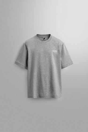 Zara Хлопковая футболка для тренировок