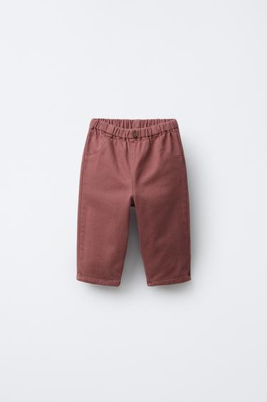 Zara Брюки BAGGY из твила