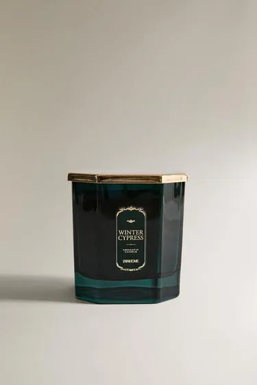 (280 G) зимняя свеча с ароматом кипариса