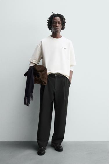 Zara Толстовка с принтом в виде щита