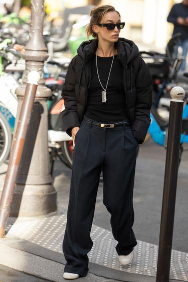 Zara Короткий анорак с капюшоном WATER AND WIND PROTECTION