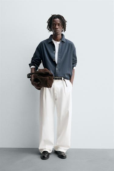 Zara Цветная джинсовая рубашка