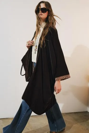 Бархатное кимоно — ZW COLLECTION- Заказать в России