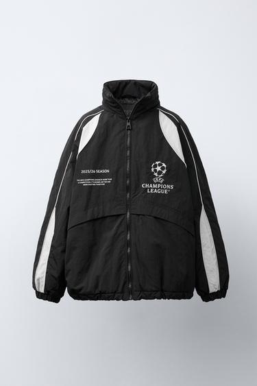 Zara Куртка WATER REPELLENT с капюшоном UEFA CHAMPIONS LEAGUE ®